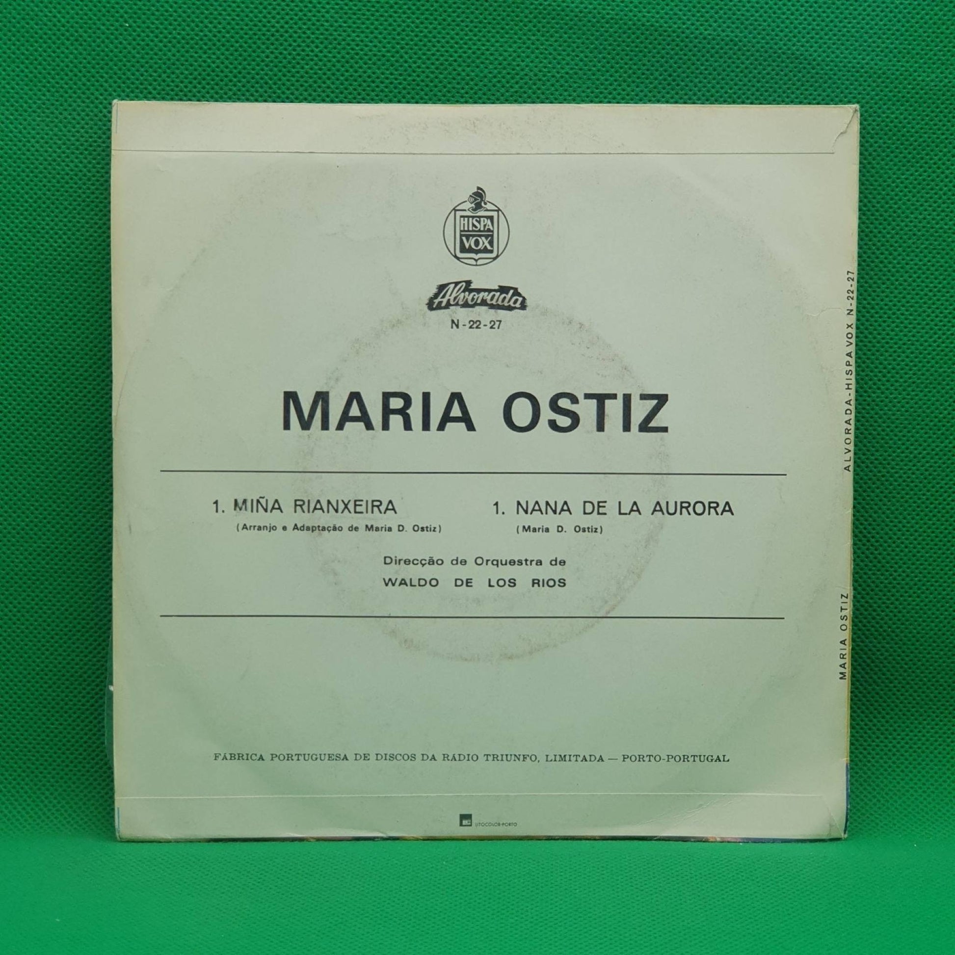 Maria Ostiz ‎– Miña Rianxeira / Nana De La Aurora - Vinyl Store Online