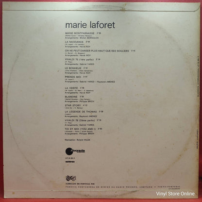 Marie Laforêt ‎– Marie Laforêt - Vinyl Store Online