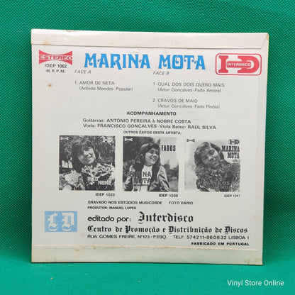 Marina Mota ‎– Amor De Neta - Vinyl Store Online