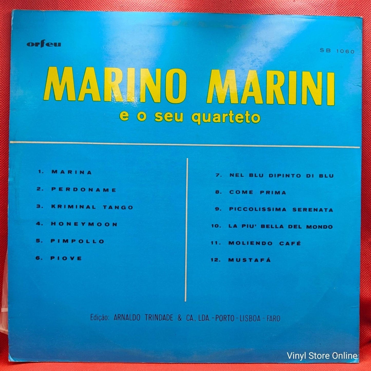 Marino Marini E O Seu Quarteto ‎– Marino Marini E O Seu Quarteto - Vinyl Store Online