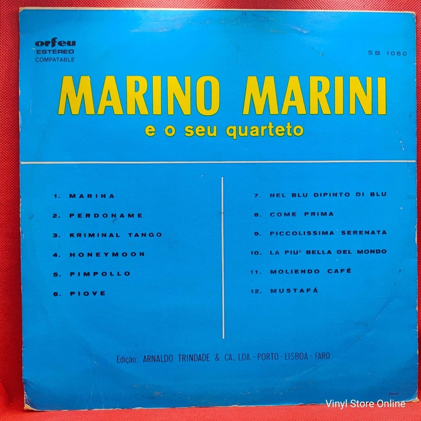Marino Marini E O Seu Quarteto ‎– Marino Marini E O Seu Quarteto - Vinyl Store Online