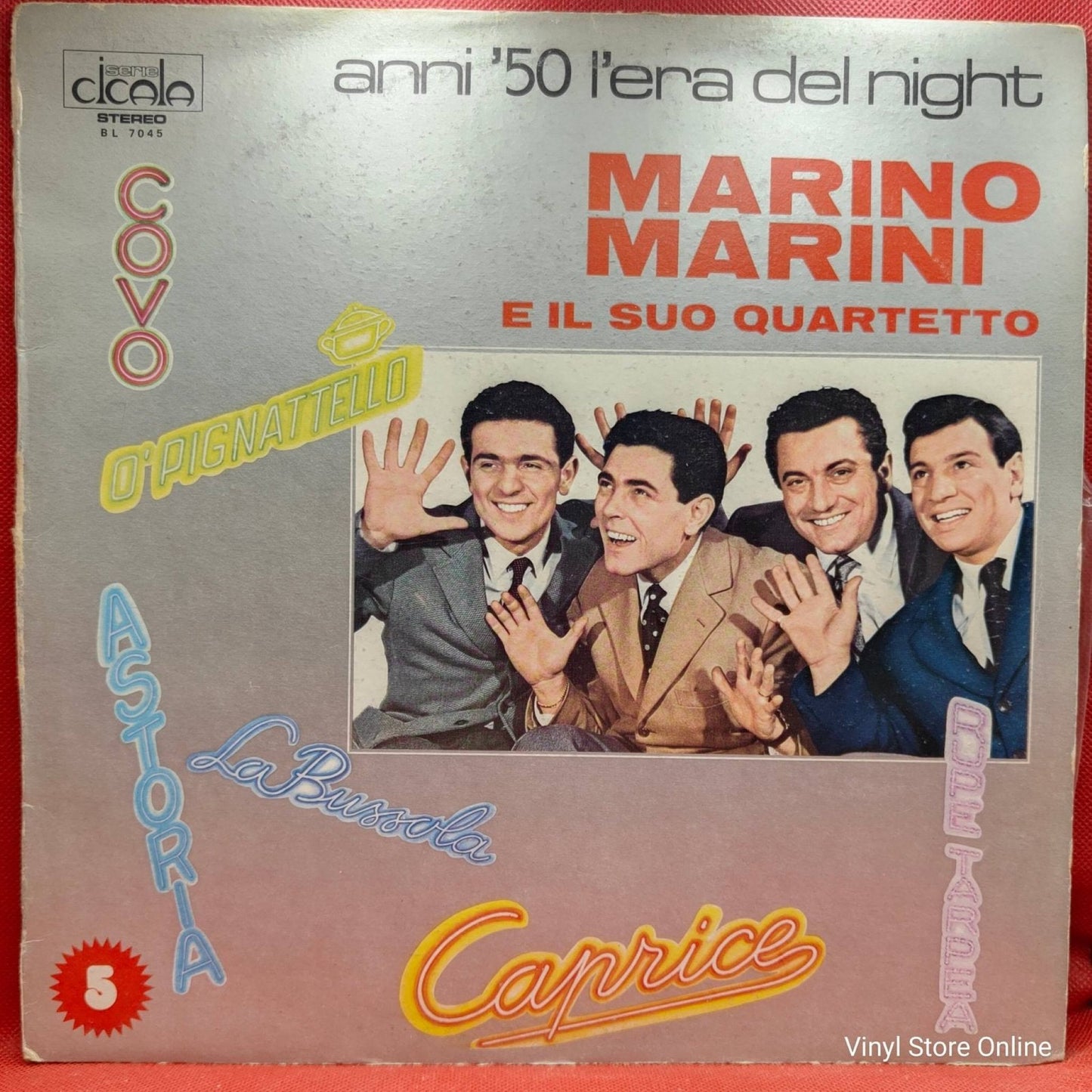 Marino Marini Ed Il Suo Quartetto ‎– Marino Marini Ed Il Suo Quartetto - Vinyl Store Online