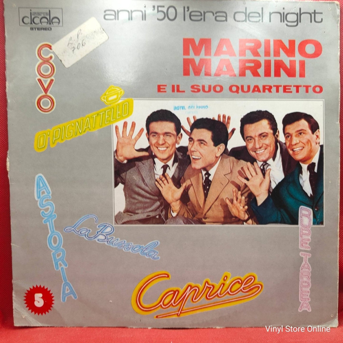Marino Marini Ed Il Suo Quartetto ‎– Marino Marini Ed Il Suo Quartetto - Vinyl Store Online