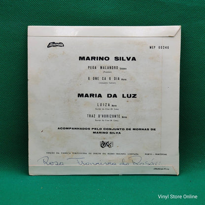 Marino Silva e Maria Da Luz ‎– Mornas (Cabo Verde) - Vinyl Store Online