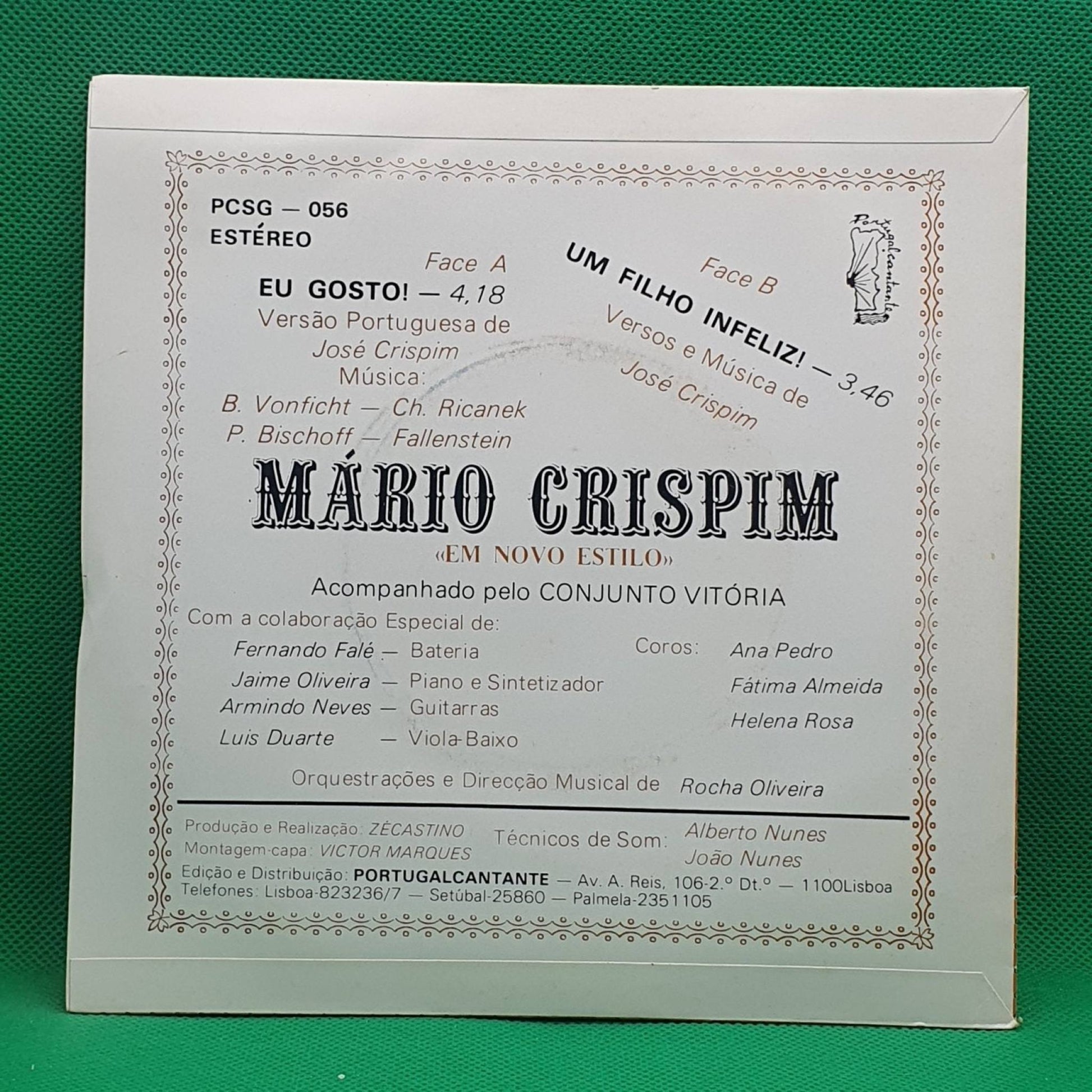 Mário Crispim ‎– Em Novo Estilo - Vinyl Store Online