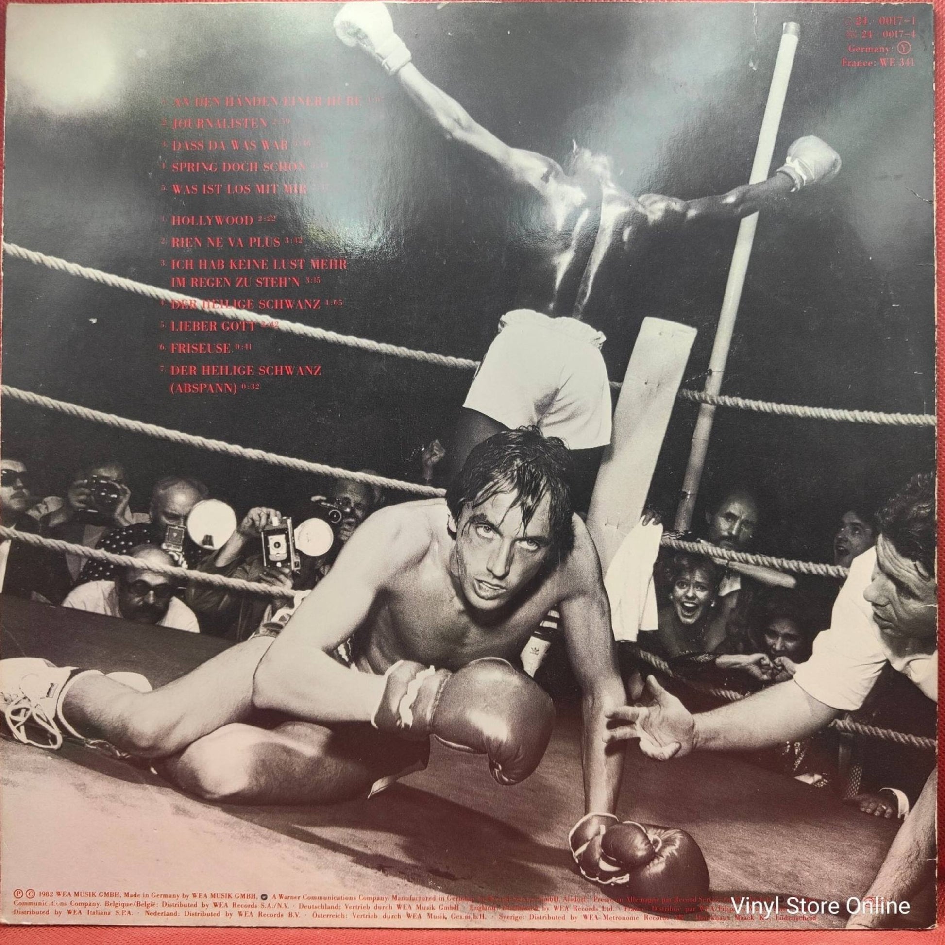 Marius Müller - Westernhagen ‎– Das Herz Eines Boxers - Vinyl Store Online