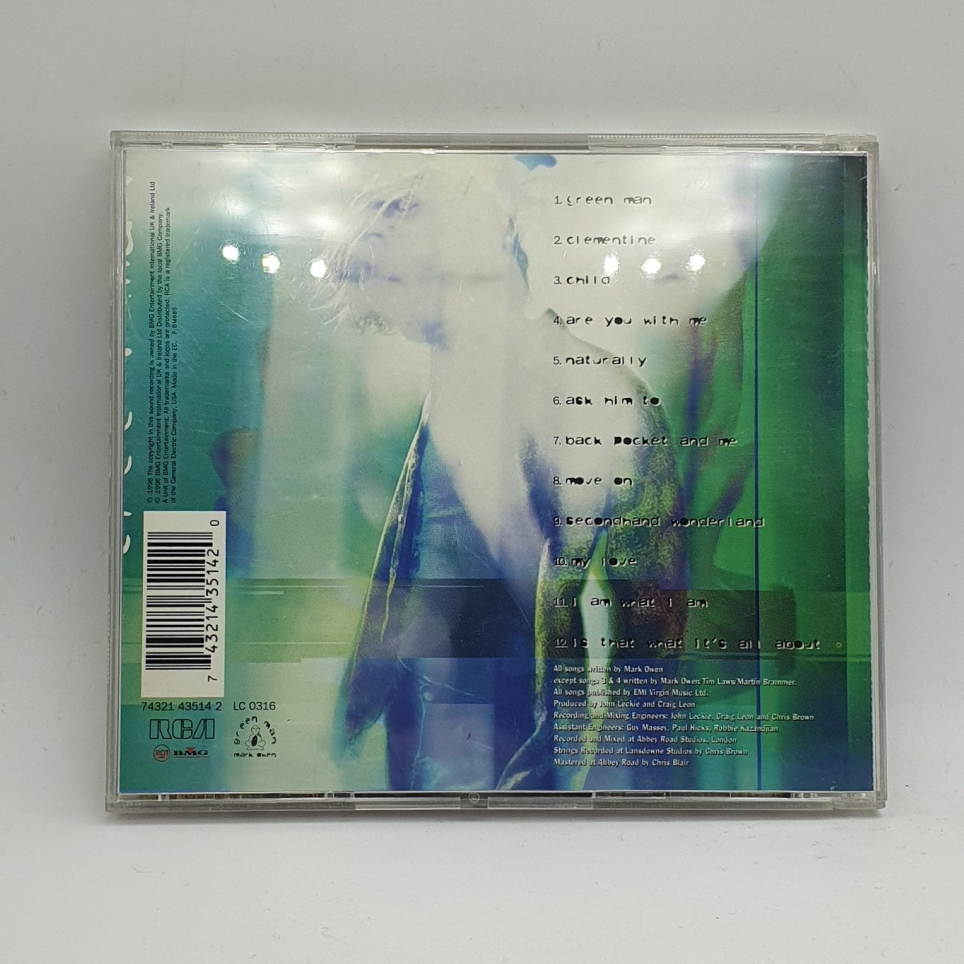 Mark Owen ‎– Green Man - Vinyl Store Online