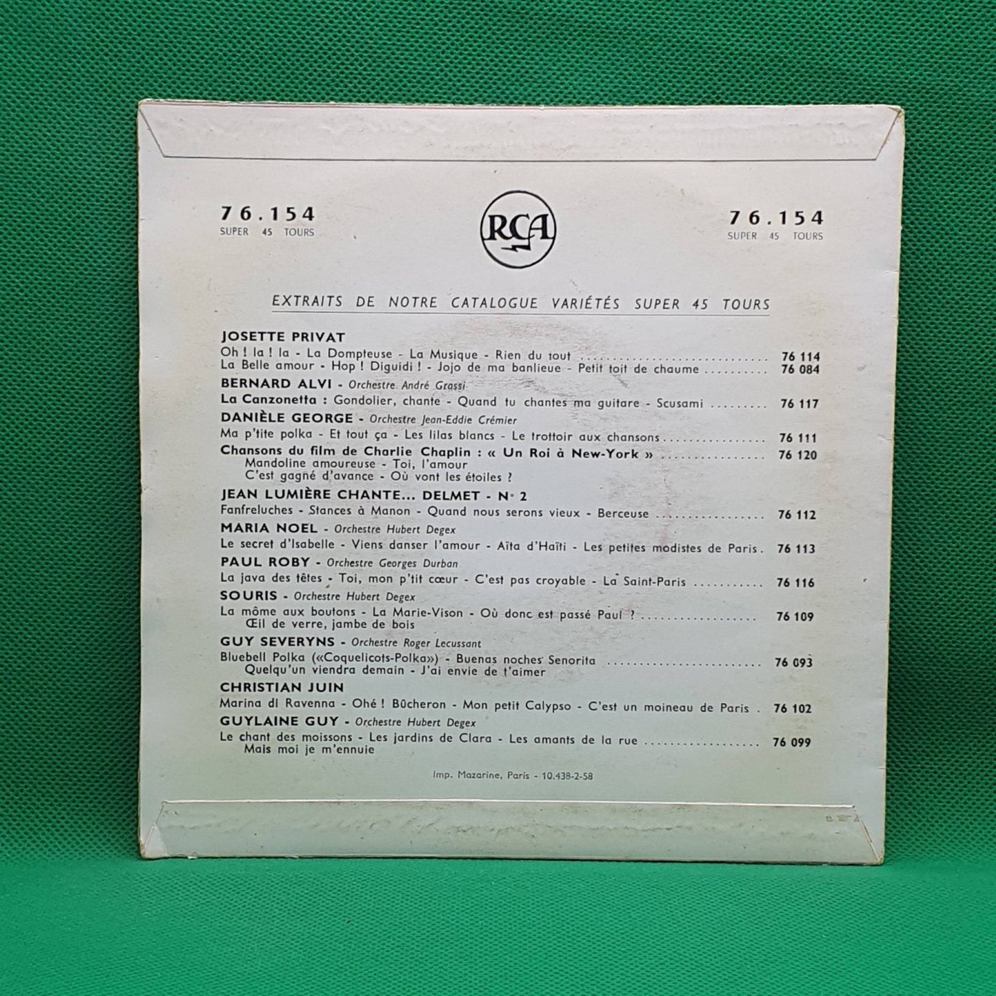 Marlene ‎– Marlene À Paris - Vinyl Store Online