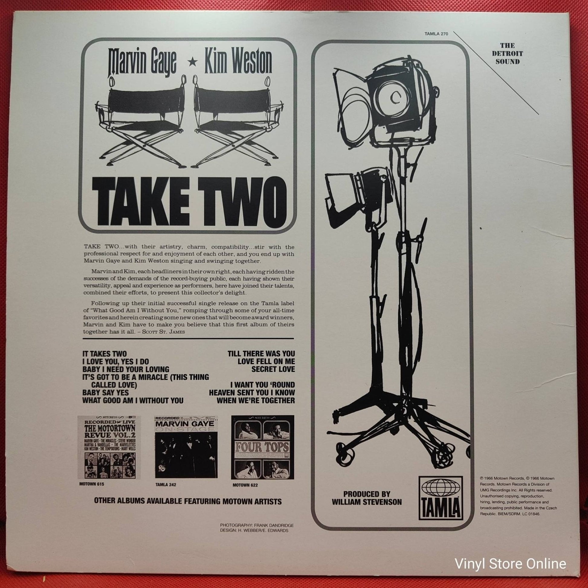 Marvin Gaye & Kim Weston ‎– Take Two - Vinyl Store Online