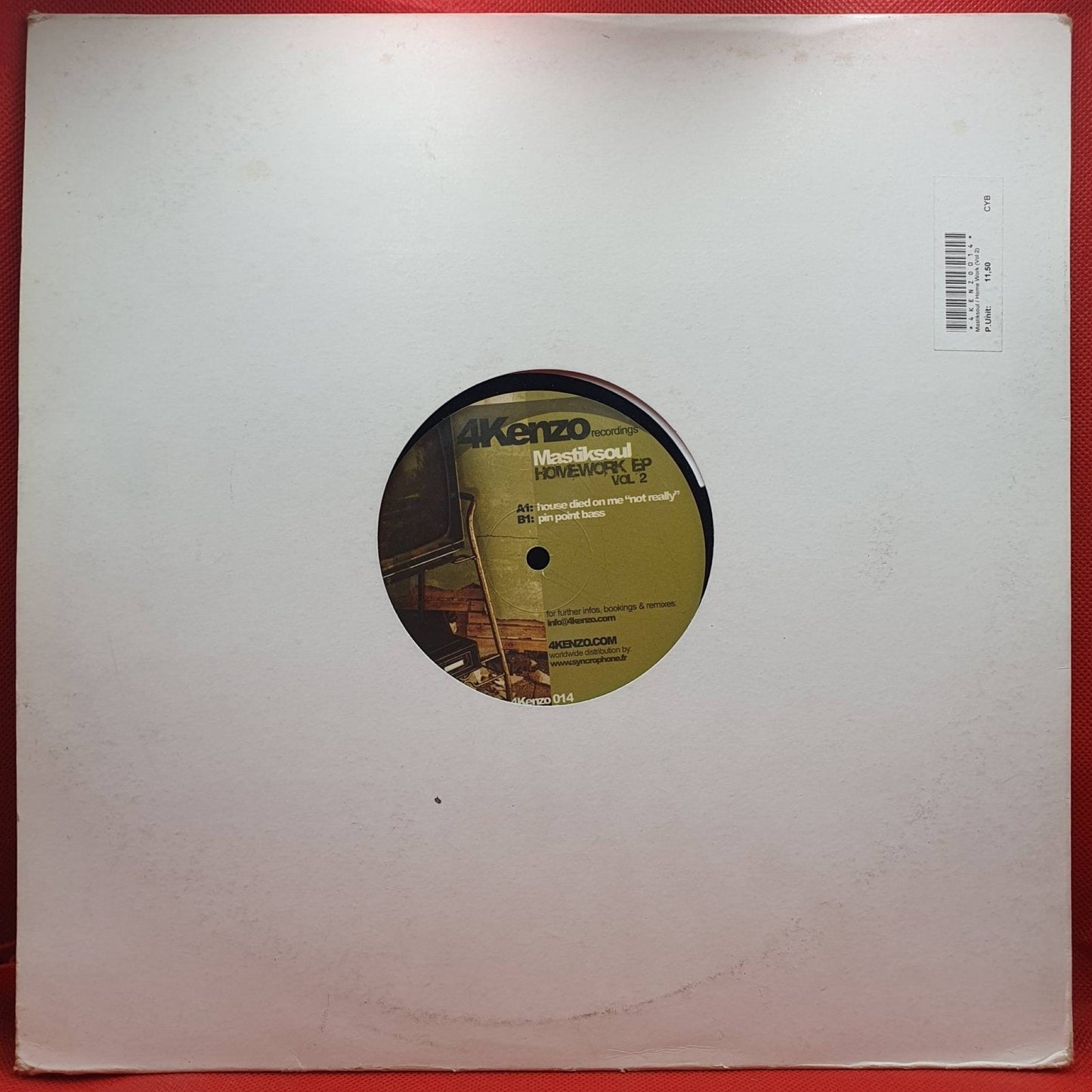 Mastiksoul ‎– Homework EP Vol 2 - Vinyl Store Online