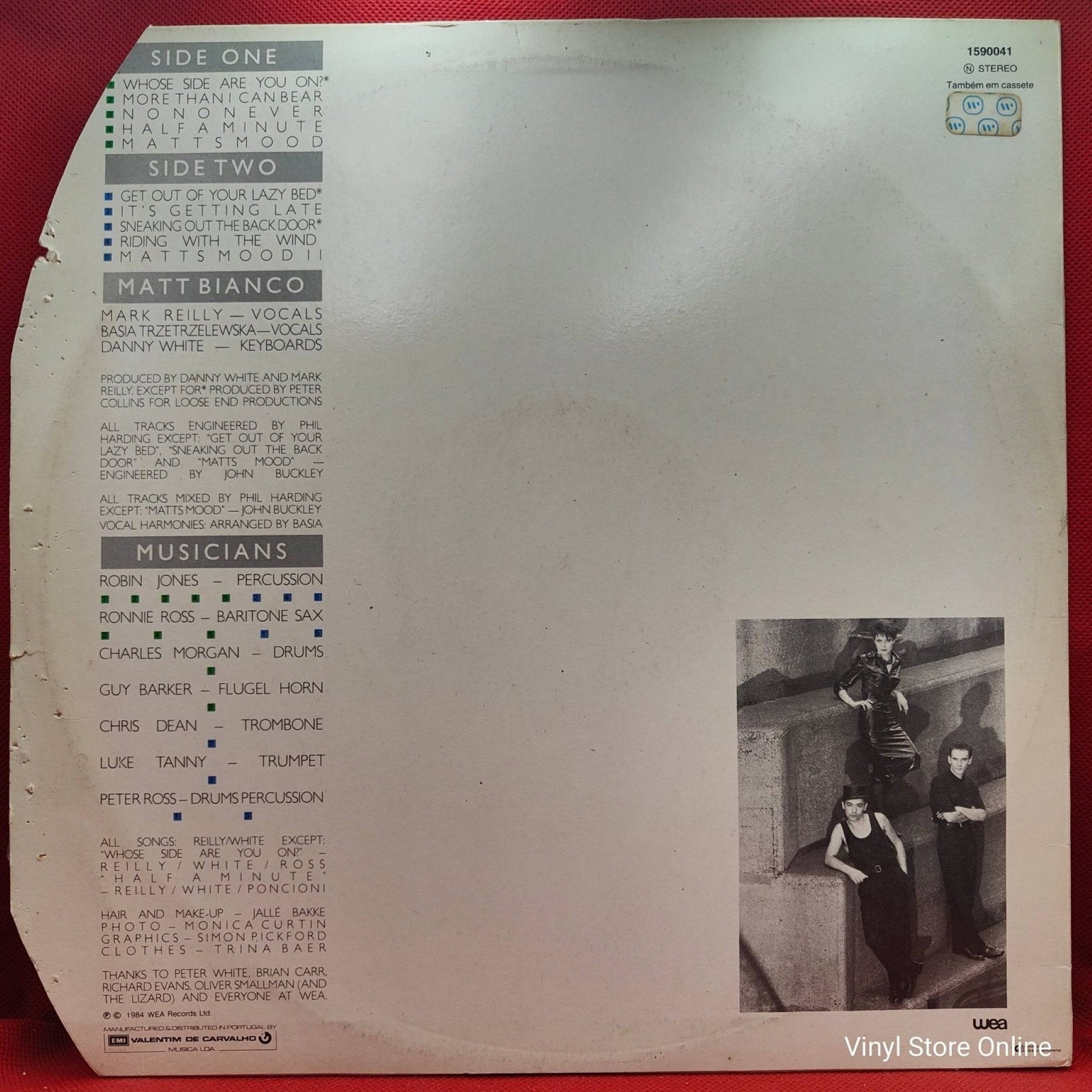 Matt Bianco ‎– Whose Side Are You On - Vinyl Store Online