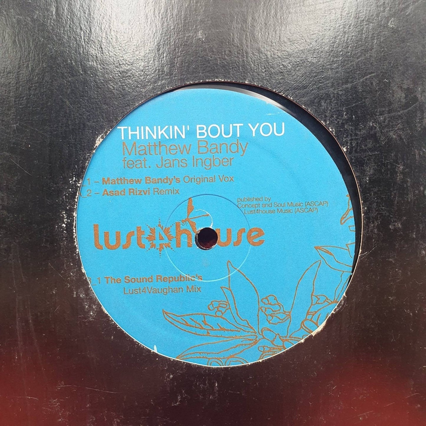 Matthew Bandy ft Jans Ingber ‎– Thinkin' Bout You - Vinyl Store Online