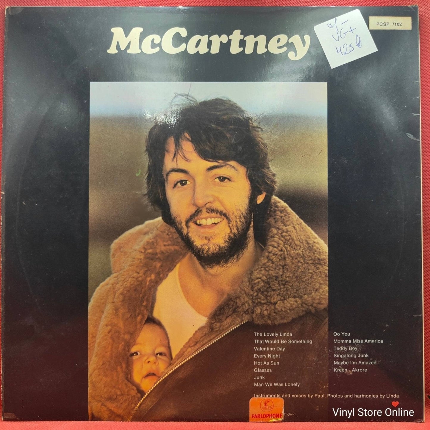 McCartney ‎– McCartney - Vinyl Store Online