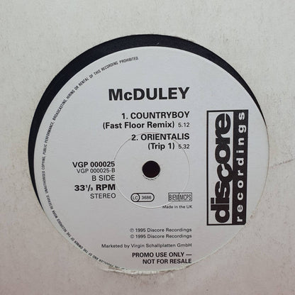 McDuley ‎– Countryboy - Vinyl Store Online