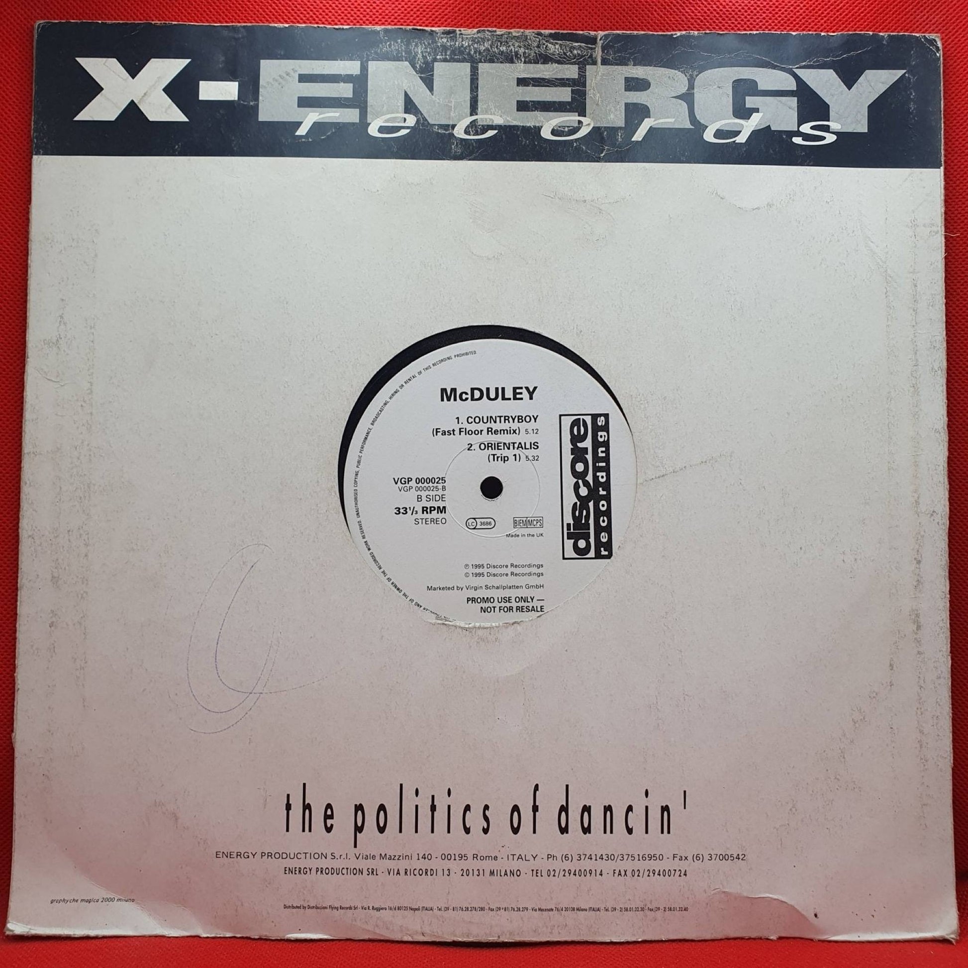McDuley ‎– Countryboy - Vinyl Store Online