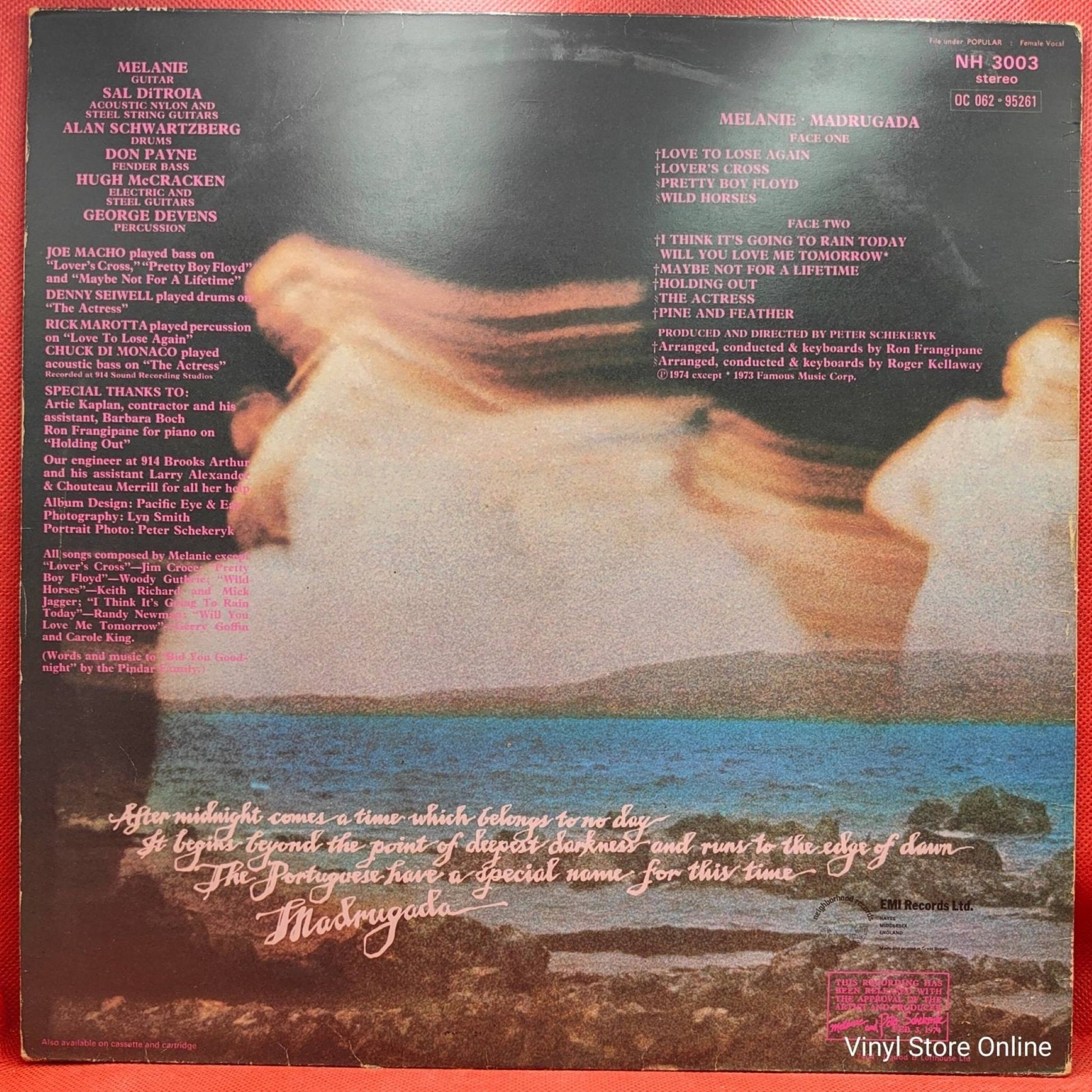 Melanie ‎– Madrugada - Vinyl Store Online