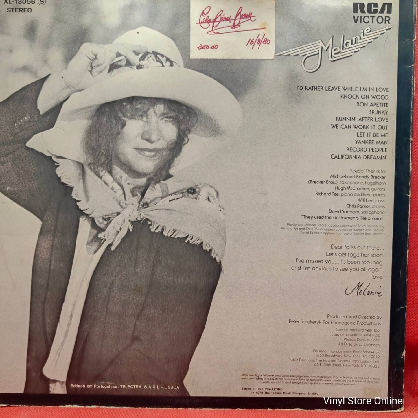 Melanie ‎– Phonogenic Not Just Another Pretty Face - Vinyl Store Online