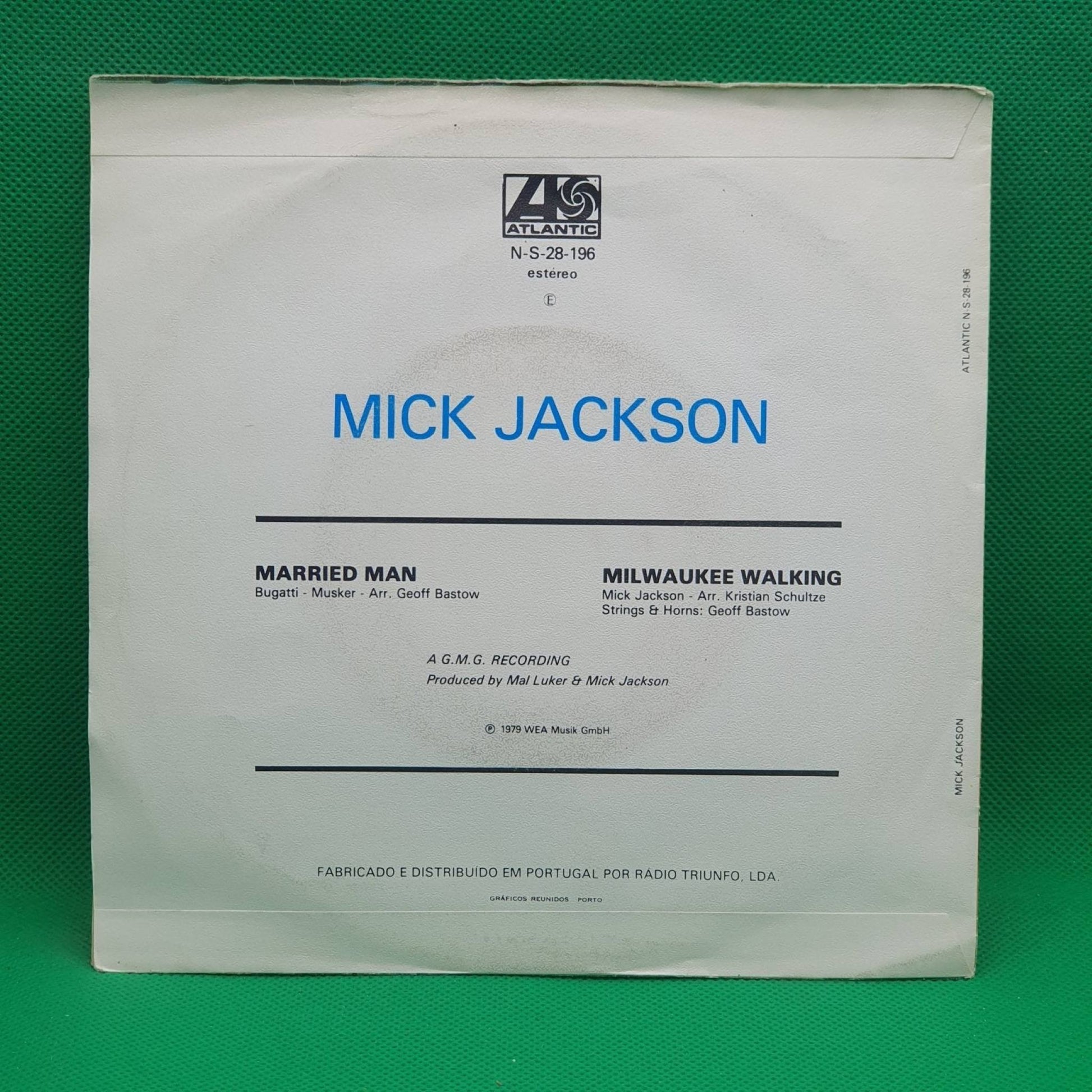 Mick Jackson ‎– Married Men - Vinyl Store Online