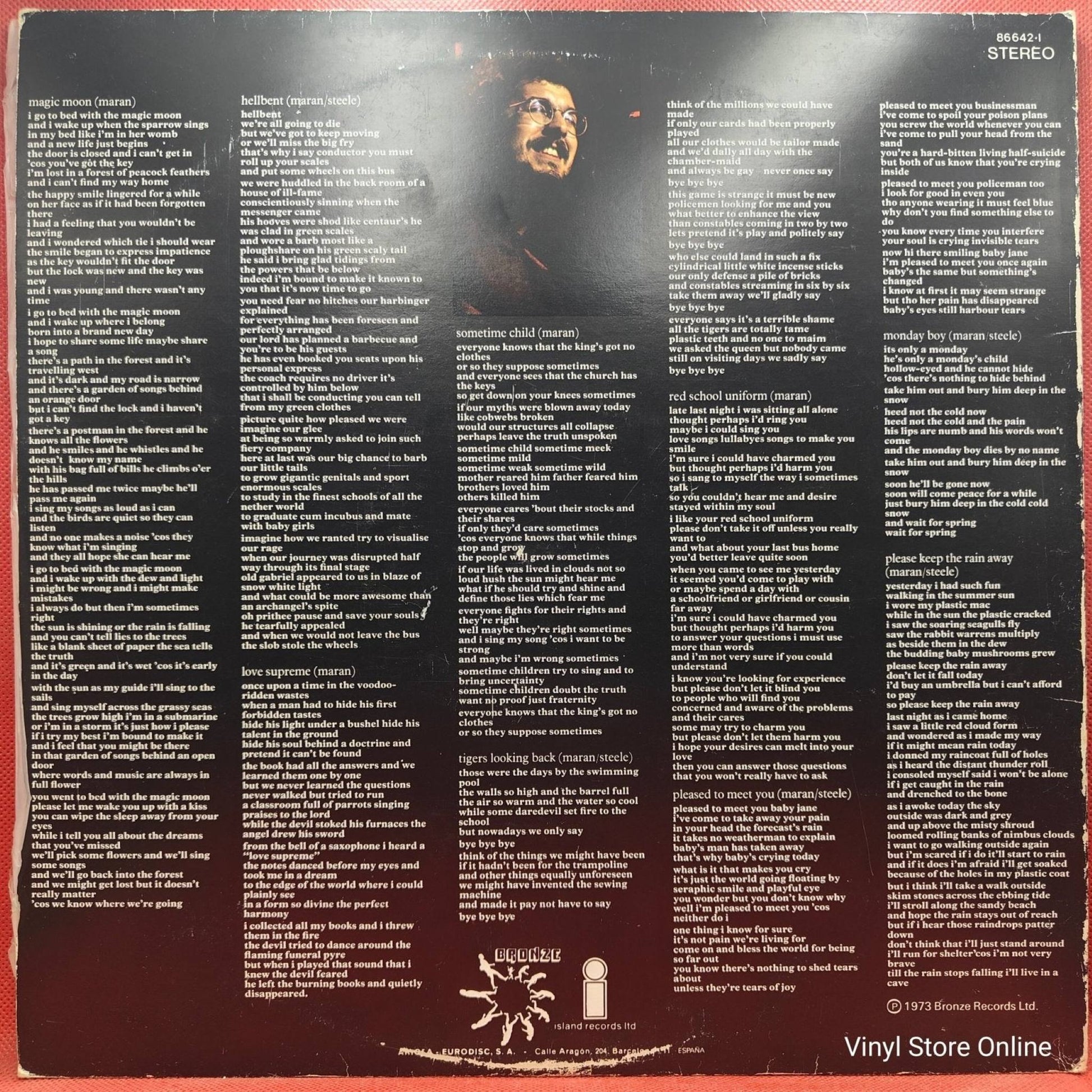Mike Maran ‎– Fair Warning - Vinyl Store Online