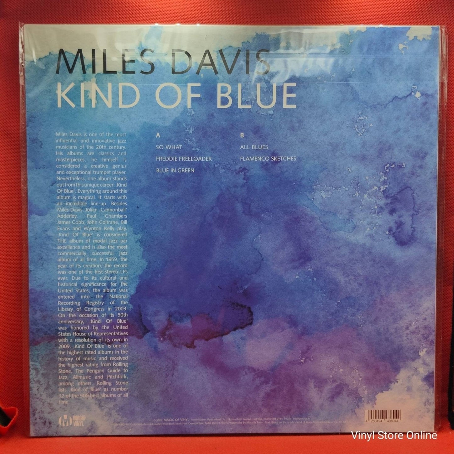 Miles Davis ‎– Kind Of Blue - Vinyl Store Online
