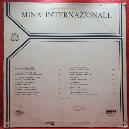 Mina ‎– Internazionale - Vinyl Store Online