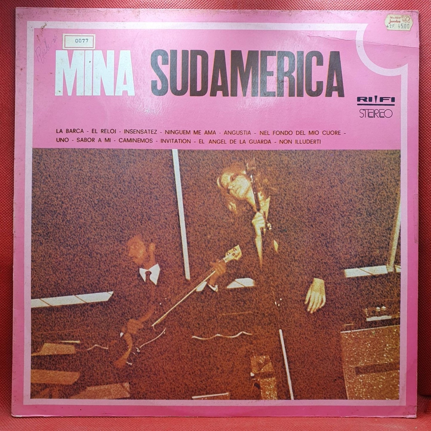 Mina ‎– Sudamerica - Vinyl Store Online