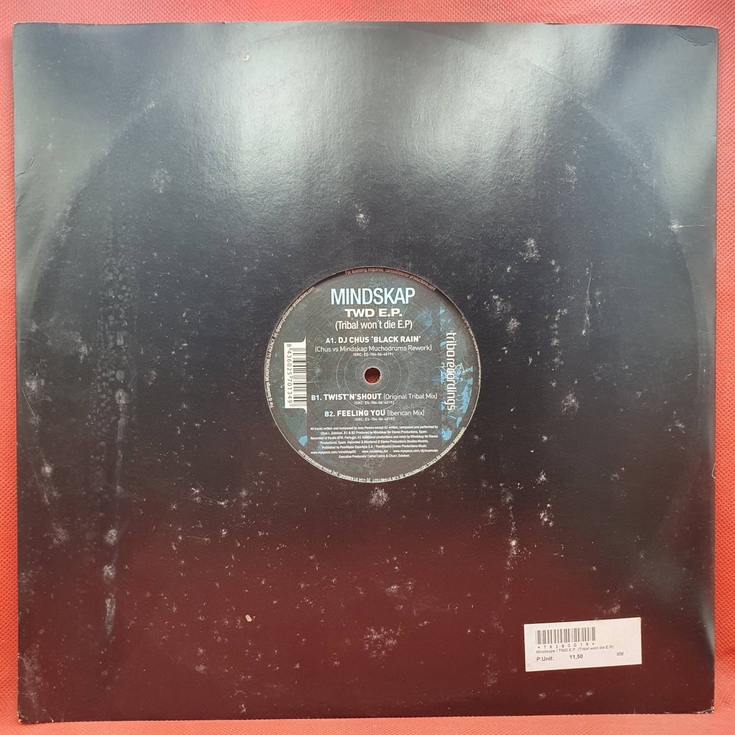 Mindskap ‎– Tribal Won't Die E.P. - Vinyl Store Online
