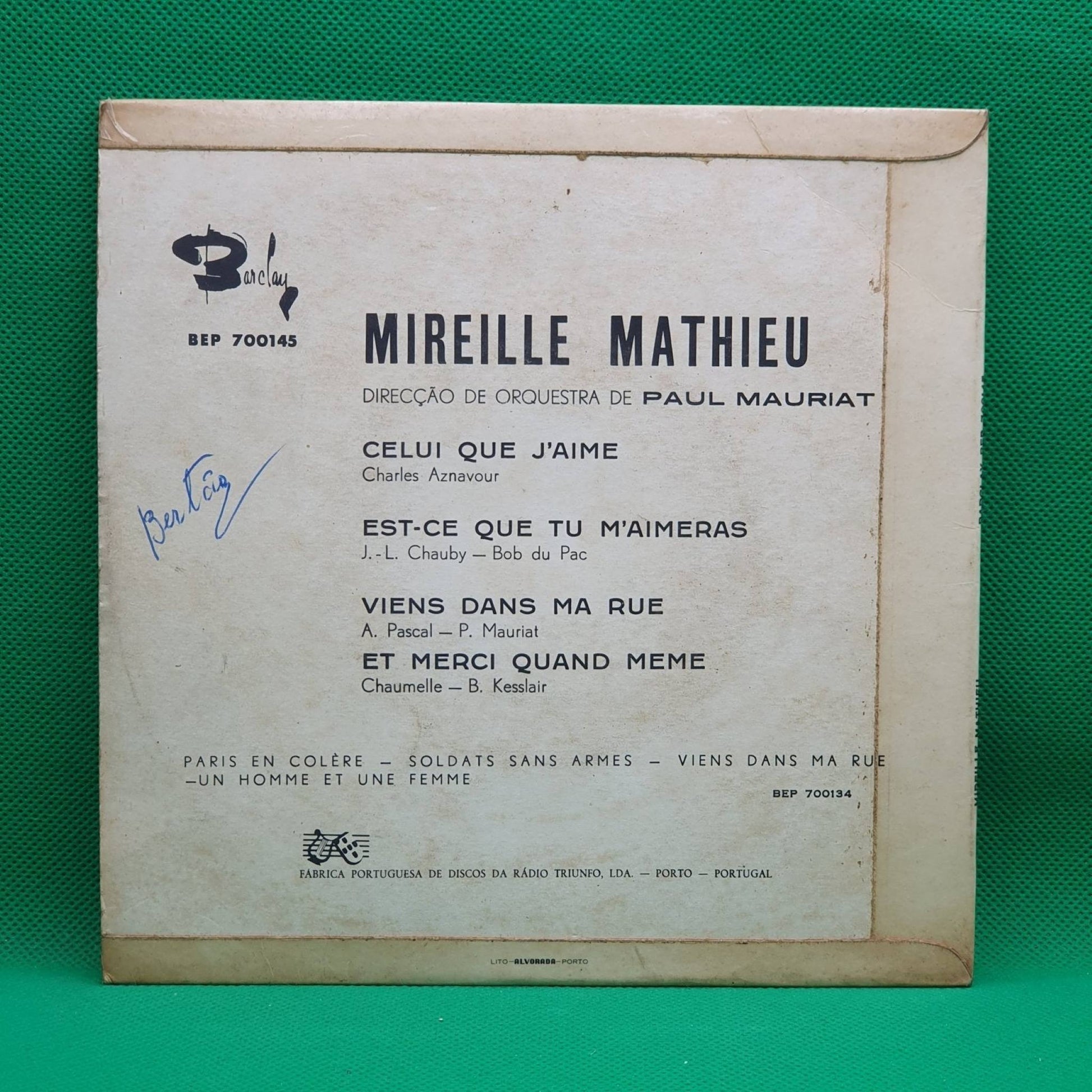 Mireille Mathieu ‎– Celui Que J`aime - Vinyl Store Online