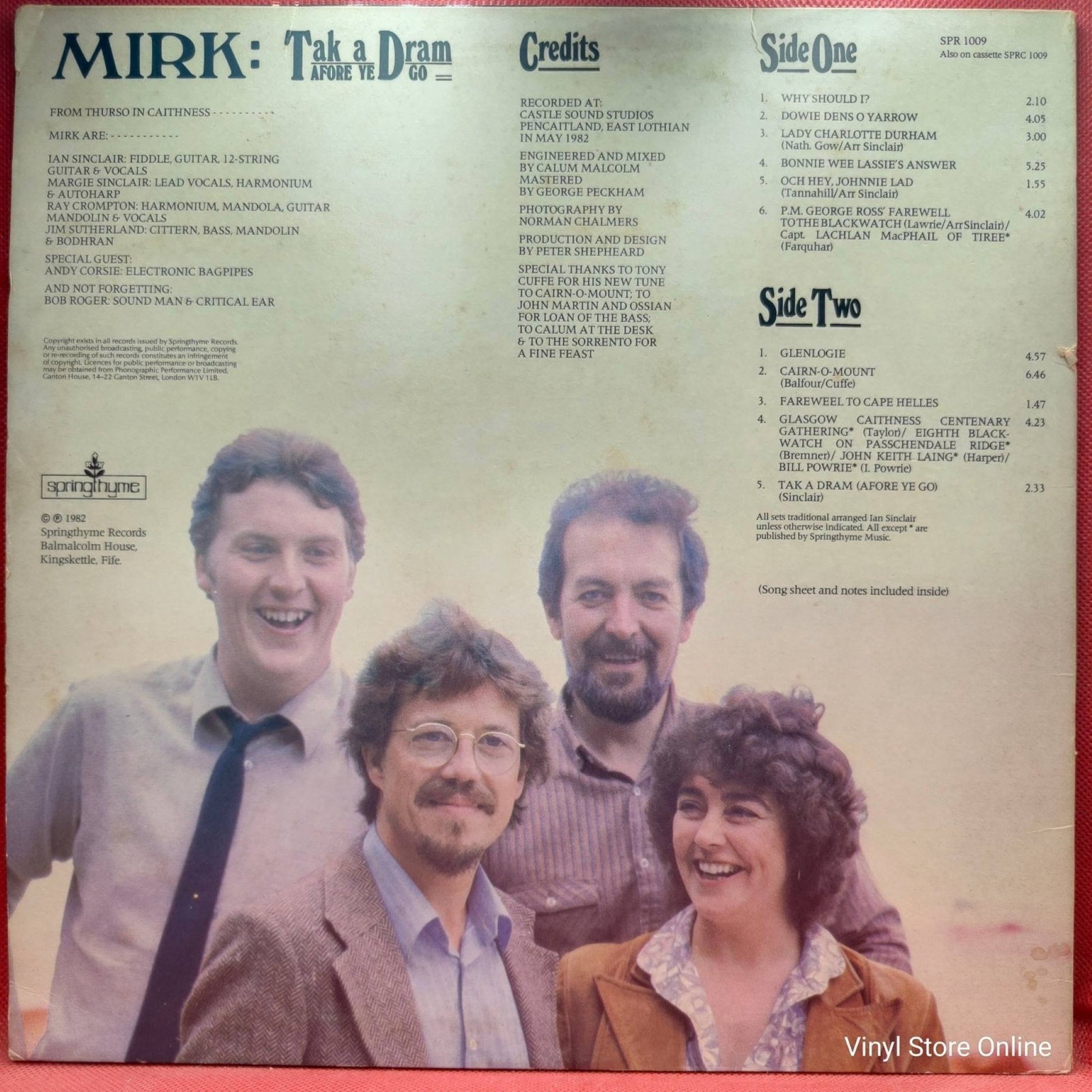Mirk ‎– Tak A Dram Afore Ye Go - Vinyl Store Online