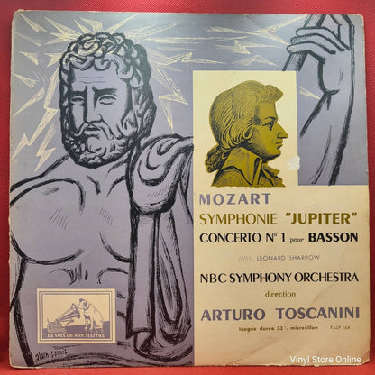 Mozart, Arturo Toscanini - Symphonie Jupiter, Concerto Nº1 pour Basson - Vinyl Store Online