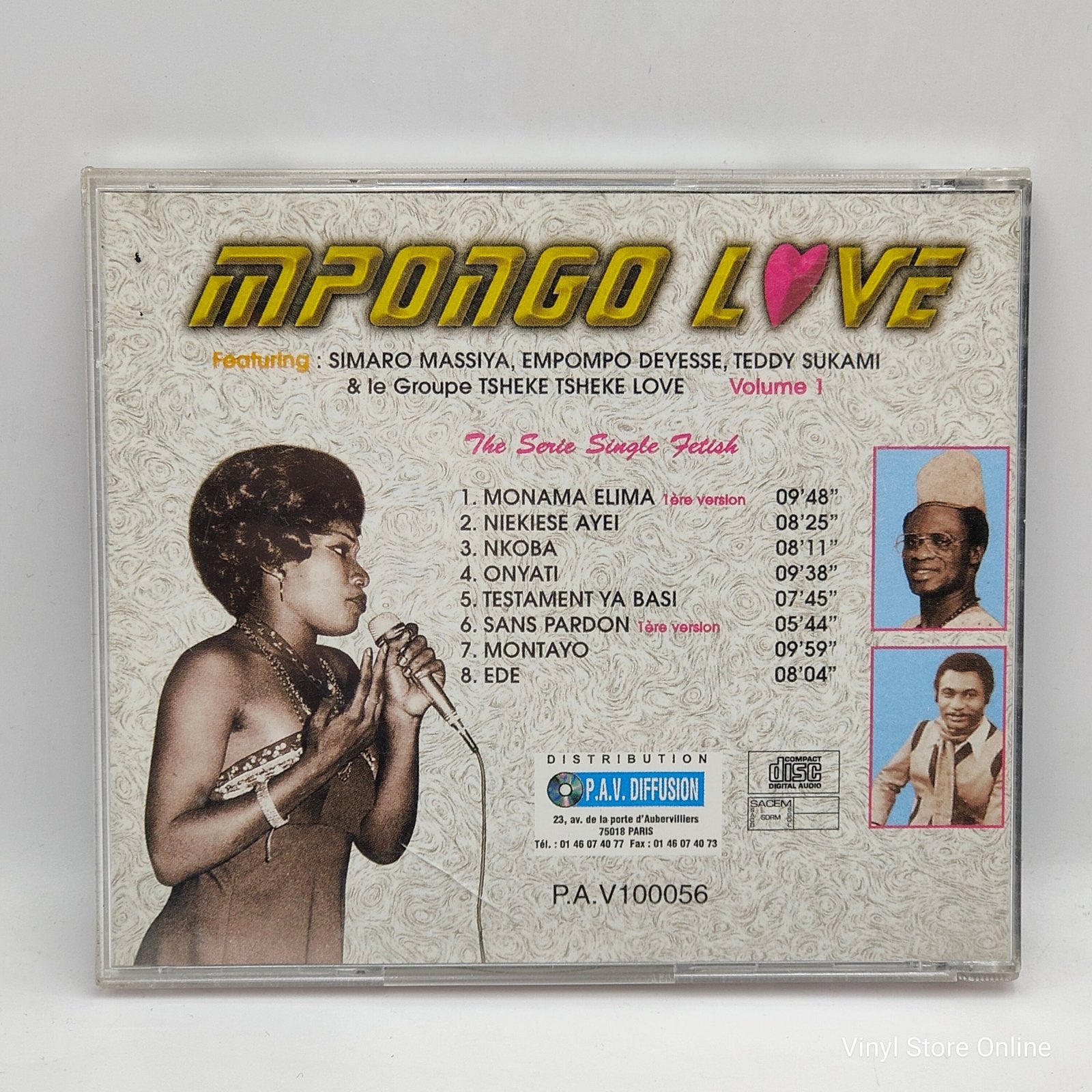 Mpongo Love Et Les Tsheke Tsheke ‎– Monama Elima - Volume 1 - Vinyl Store Online