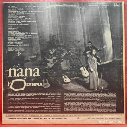 Nana Mouskouri ‎– À L'Olympia - Vinyl Store Online