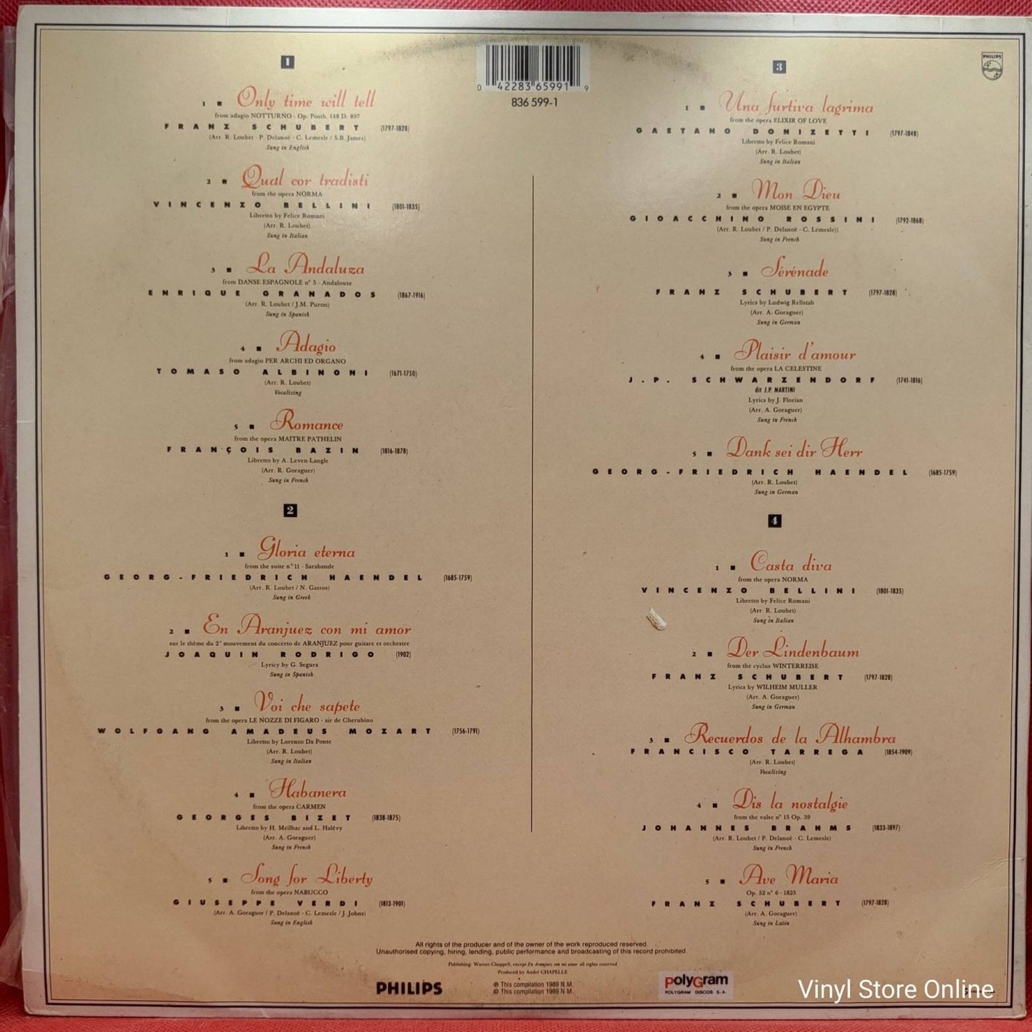 Nana Mouskouri ‎– Classical - Vinyl Store Online
