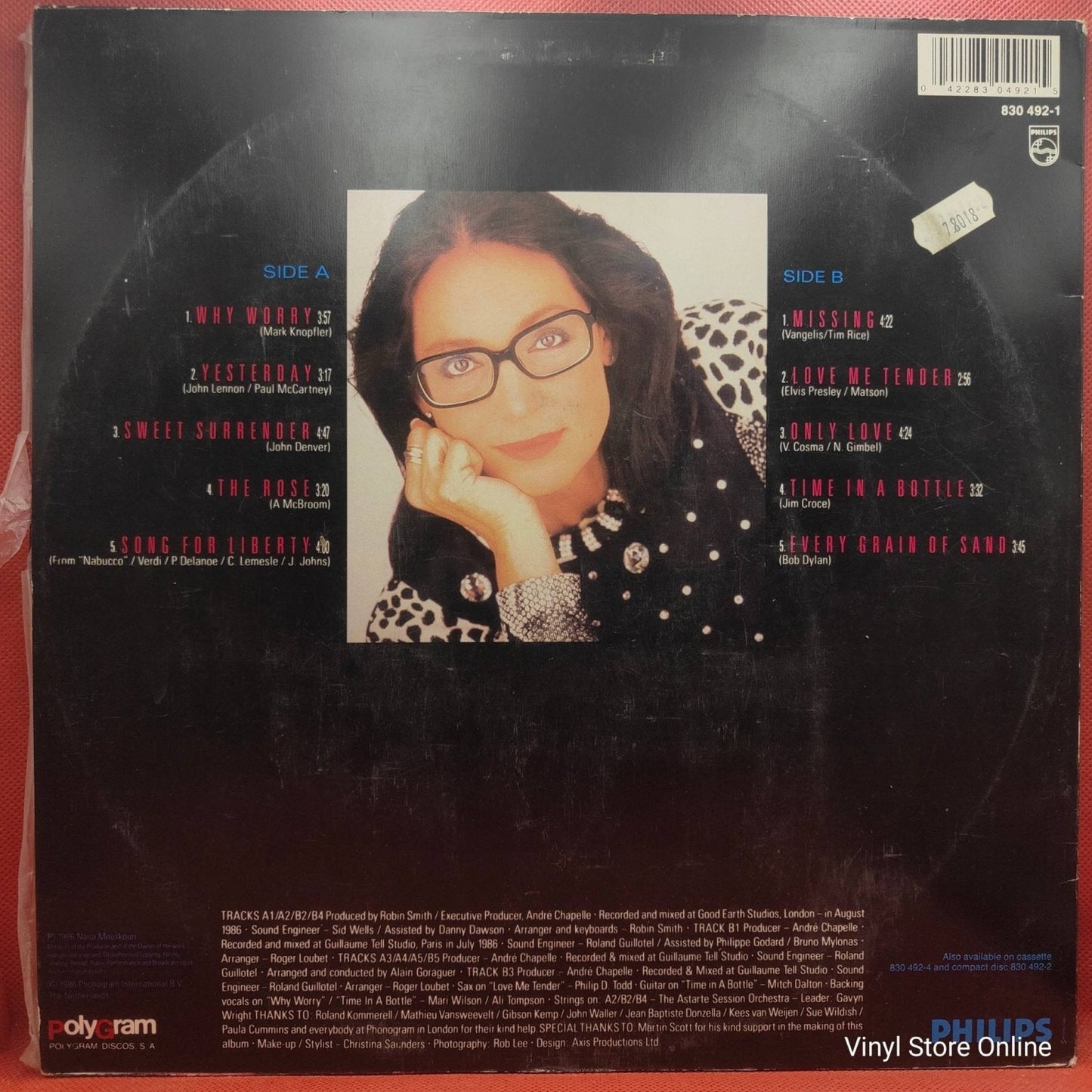 Nana Mouskouri ‎– Why Worry - Vinyl Store Online