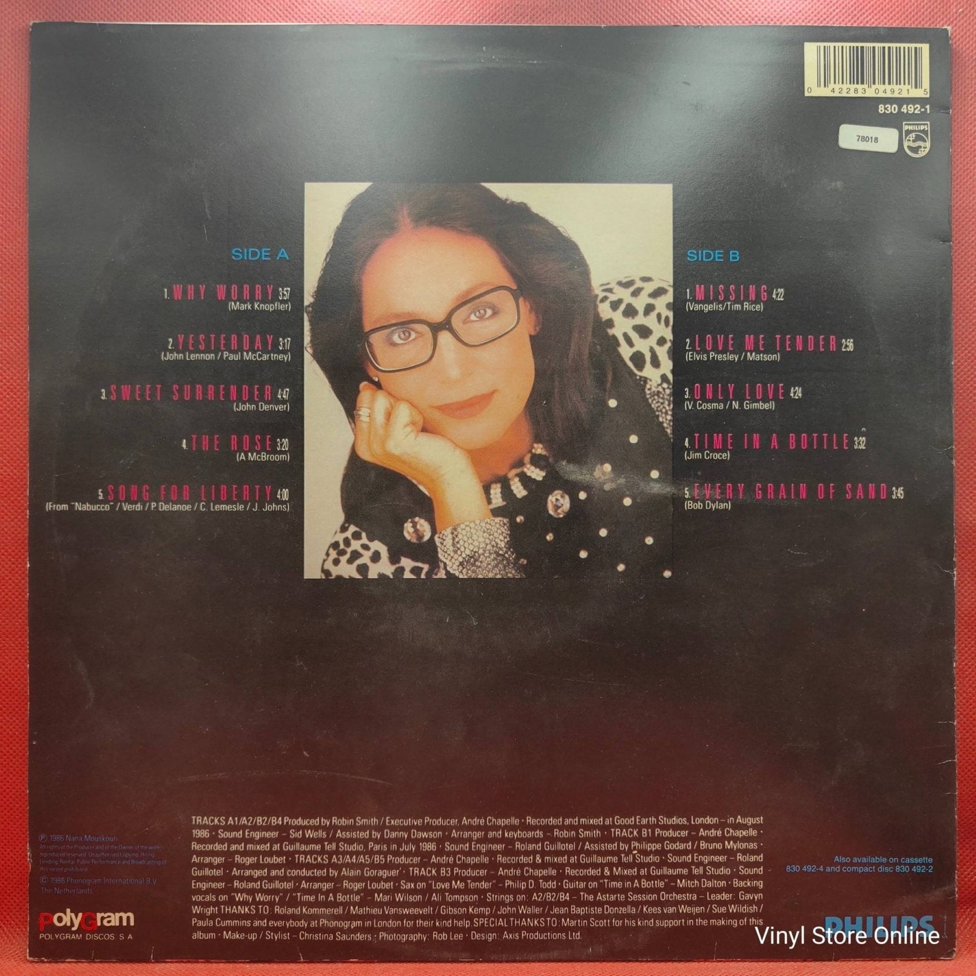 Nana Mouskouri ‎– Why Worry - Vinyl Store Online