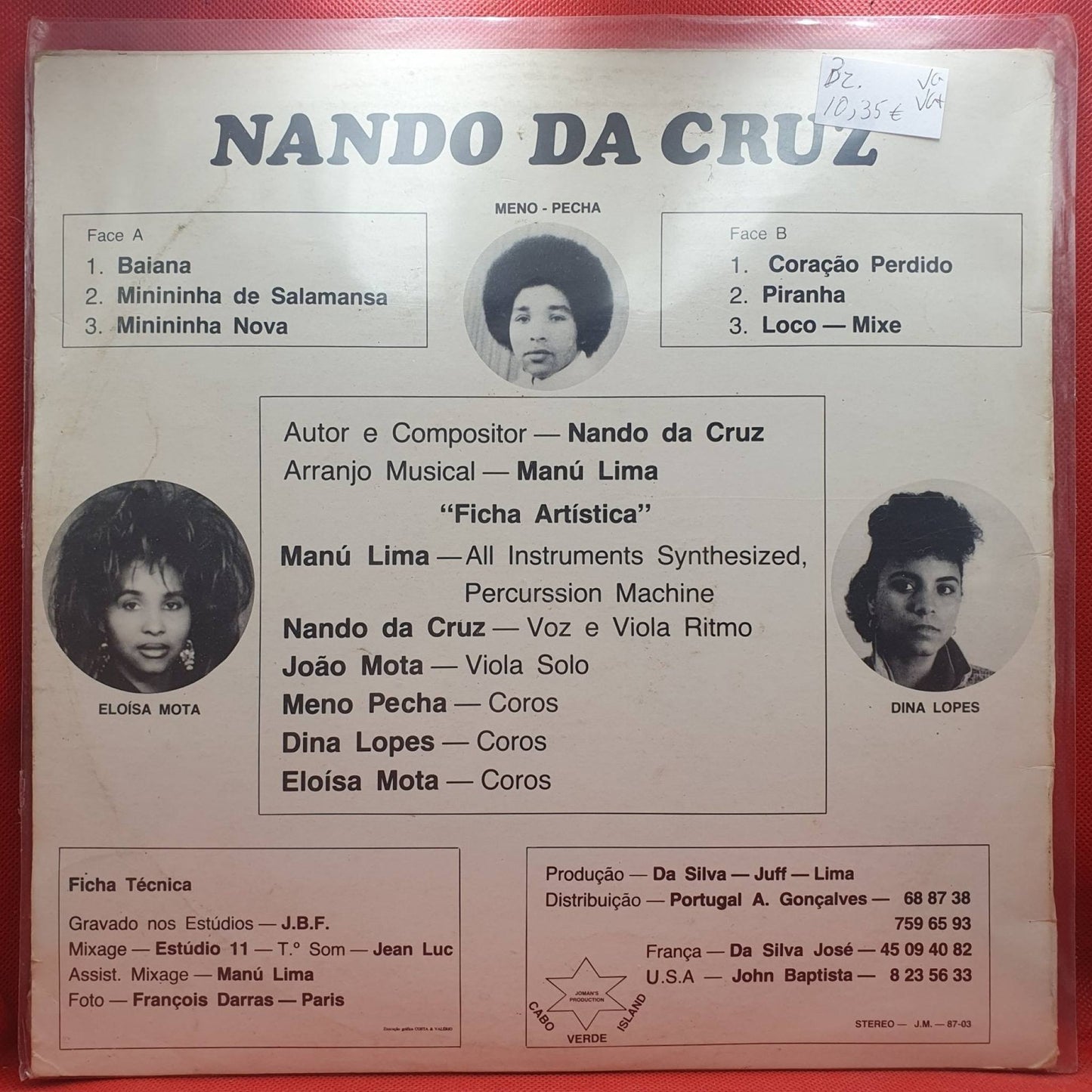 Nando ‎– Baïana - Vinyl Store Online