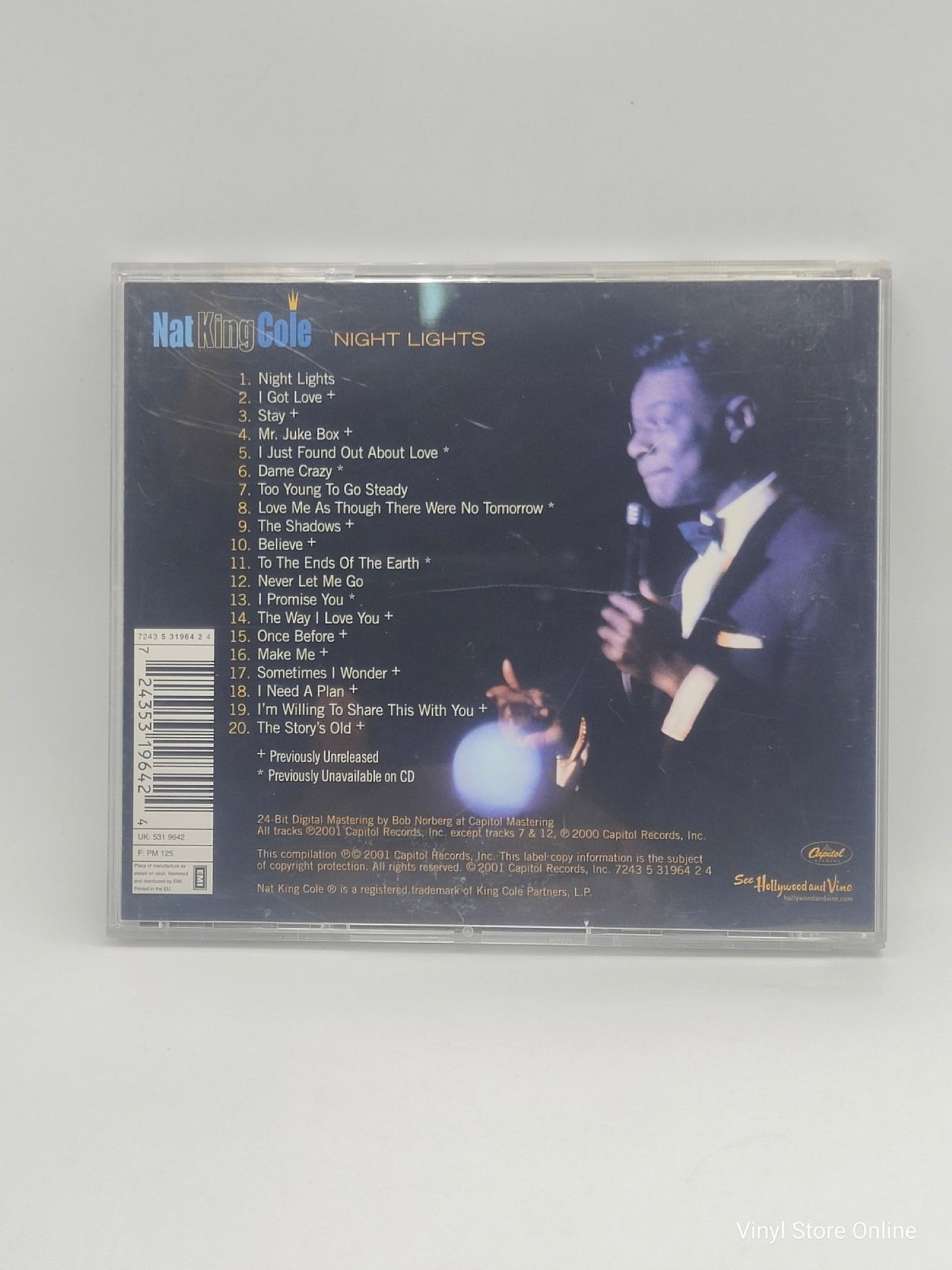 Nat King Cole ‎– Night Lights - Vinyl Store Online