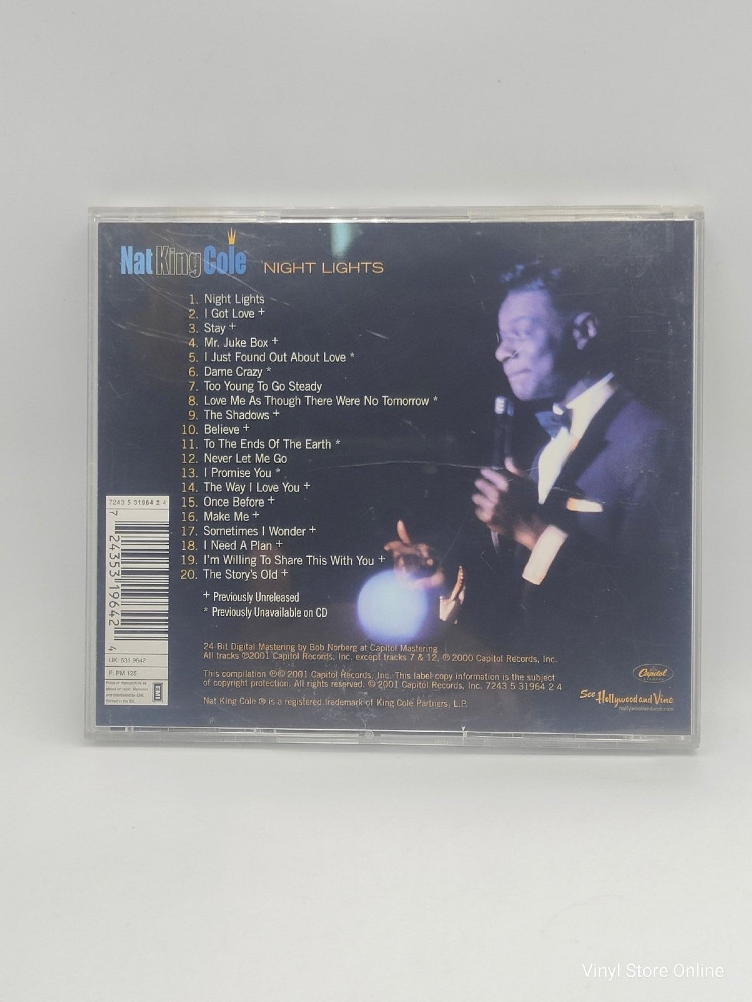 Nat King Cole ‎– Night Lights - Vinyl Store Online