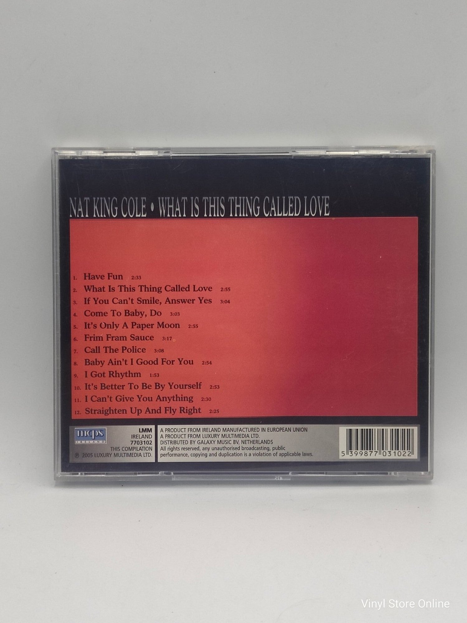 Nat King Cole – What Is This Thing Called Love - Vinyl Store Online