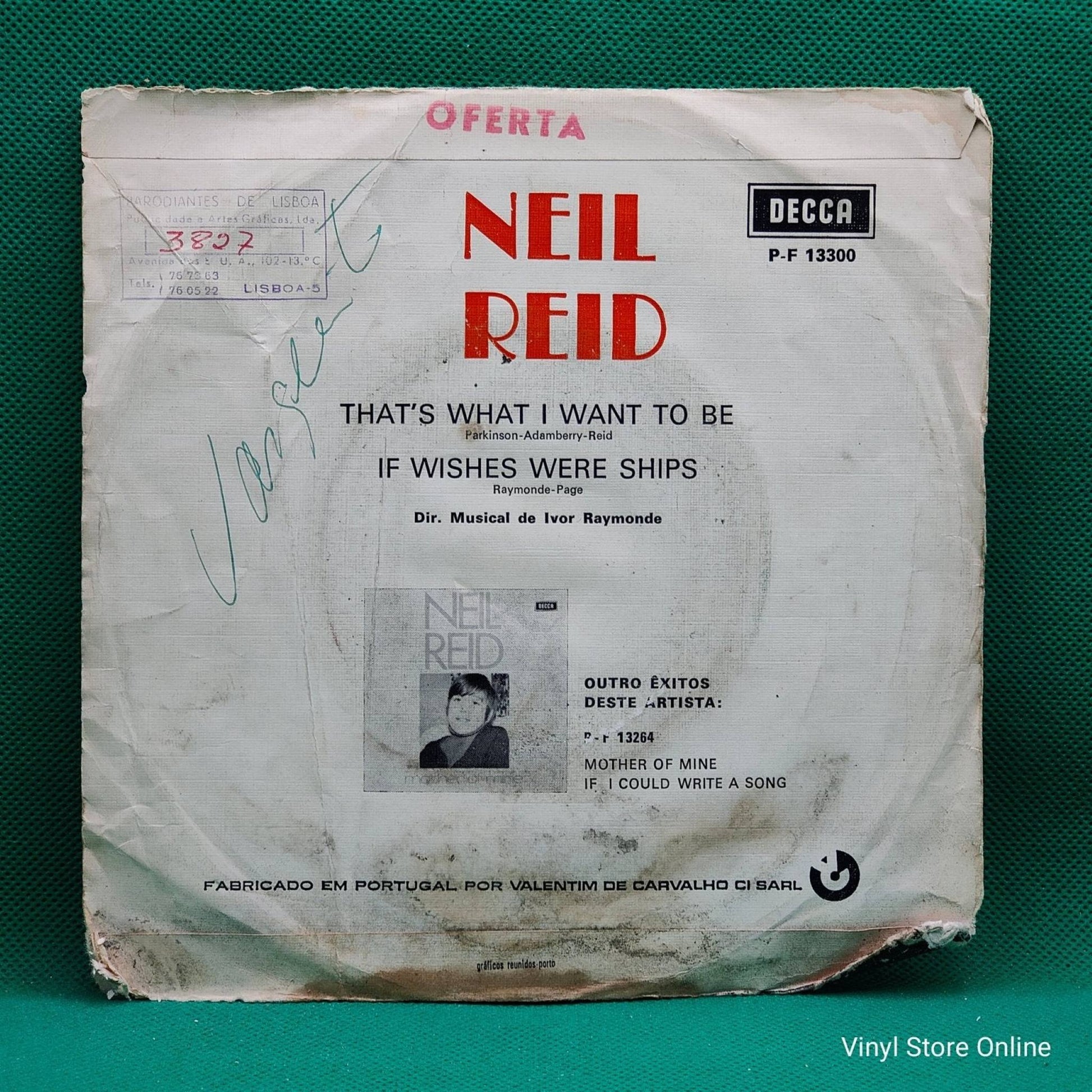 Neil Reid ‎– That's What I Want To Be - Vinyl Store Online