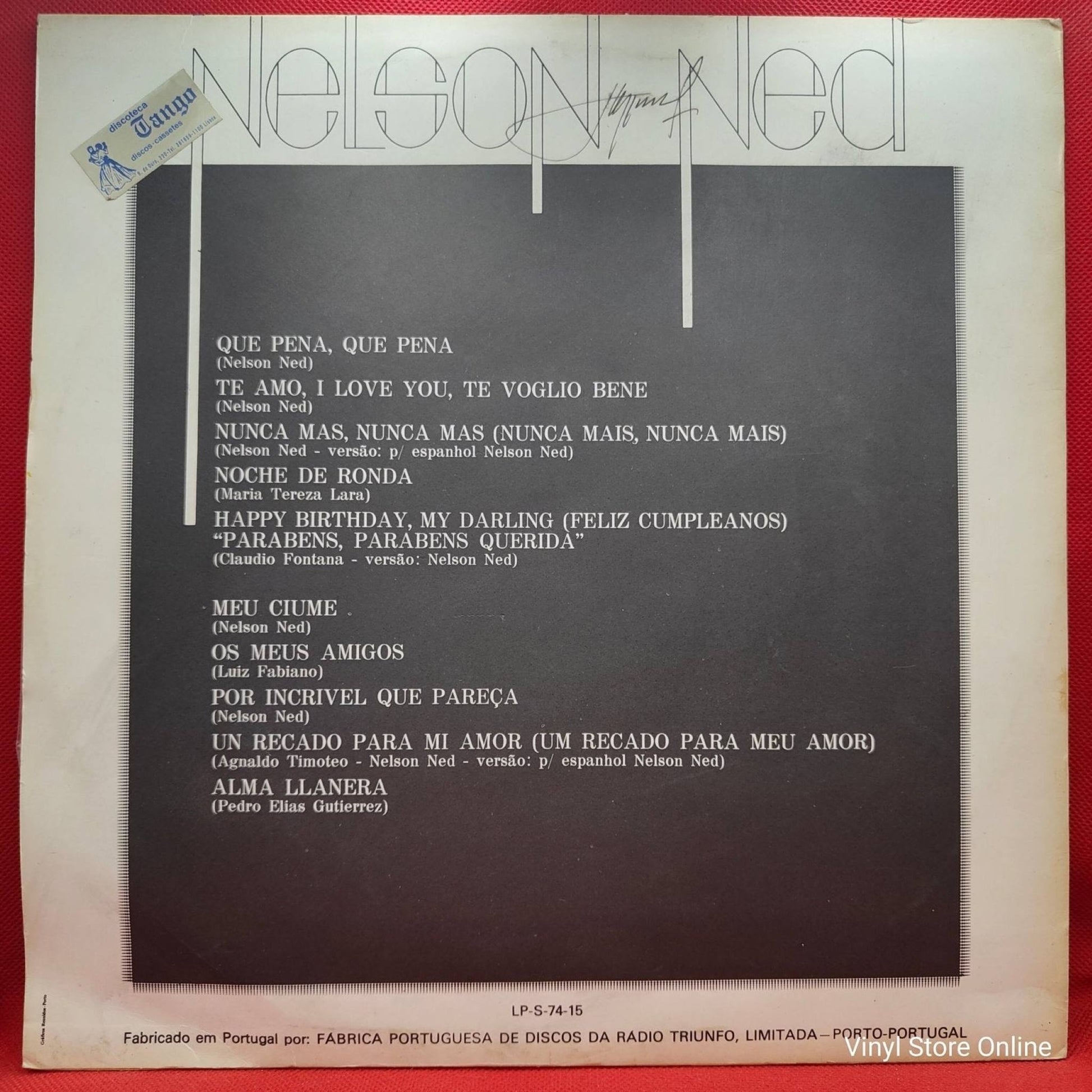 Nelson Ned ‎– Meu Ciume - Vinyl Store Online