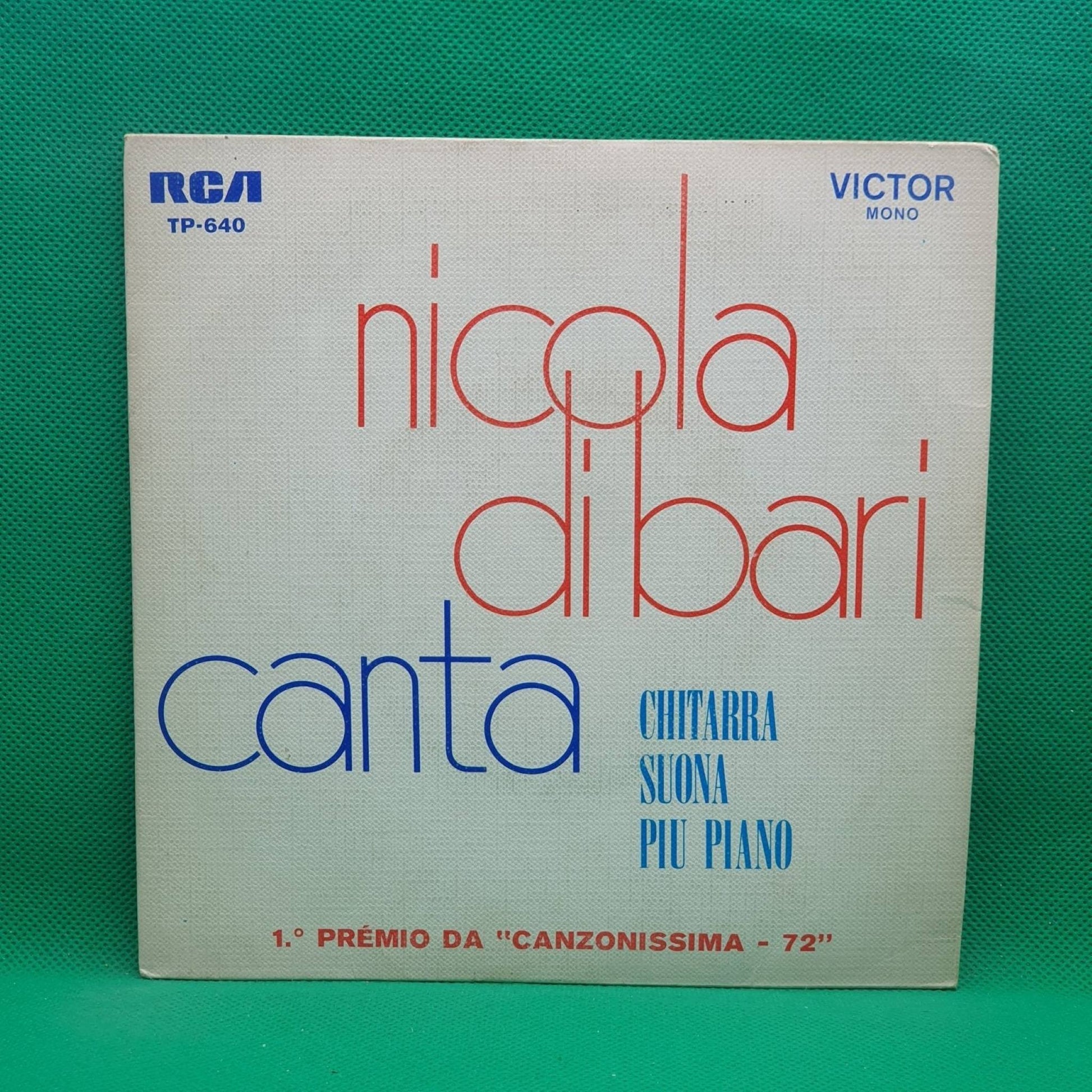 Nicola Di Bari ‎– Chitarra Suona Piu Piano - Vinyl Store Online