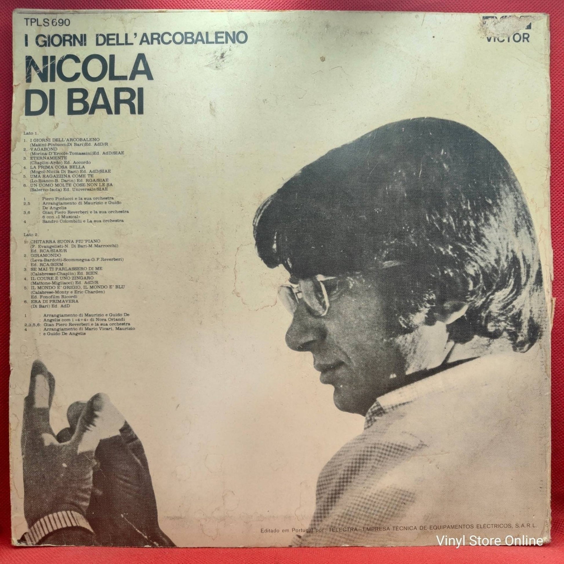 Nicola Di Bari ‎– I Giorni Dell'Arcobaleno - Vinyl Store Online