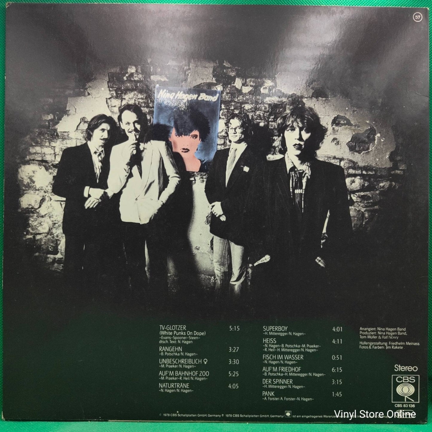 Nina Hagen Band ‎– Nina Hagen Band - Vinyl Store Online