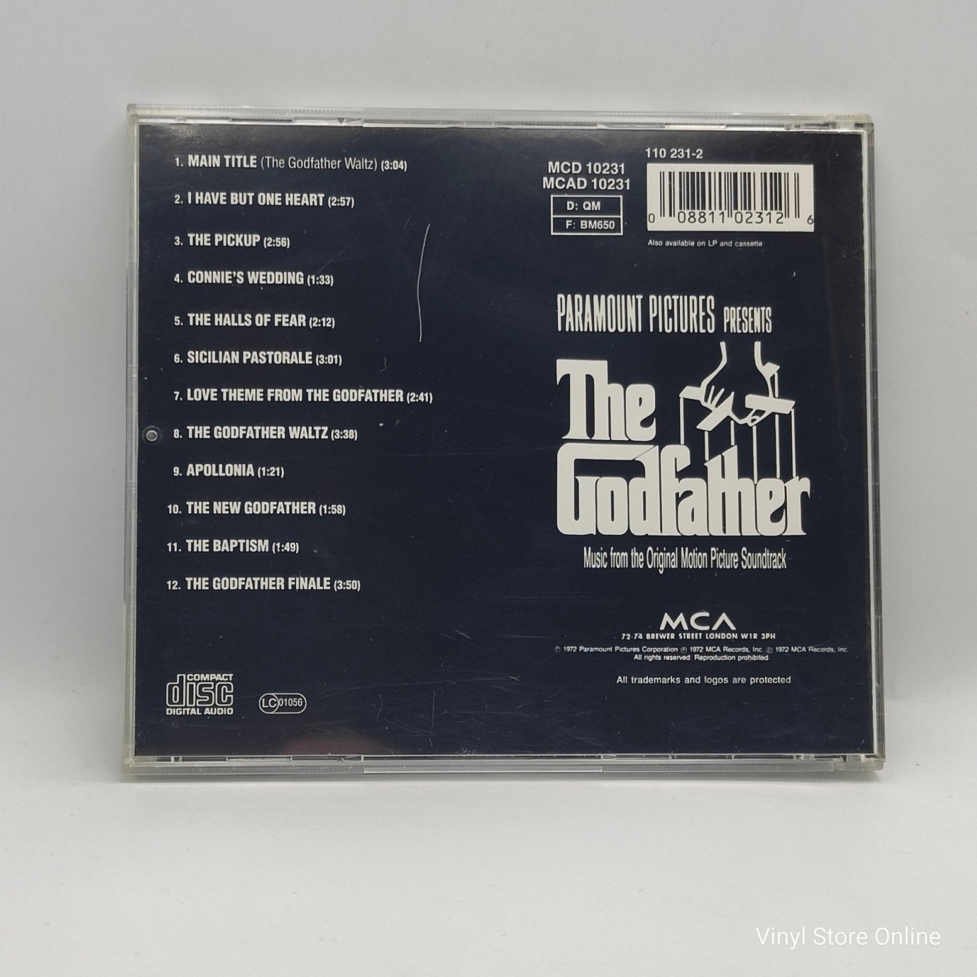 Nino Rota ‎– The Godfather (OST) - Vinyl Store Online