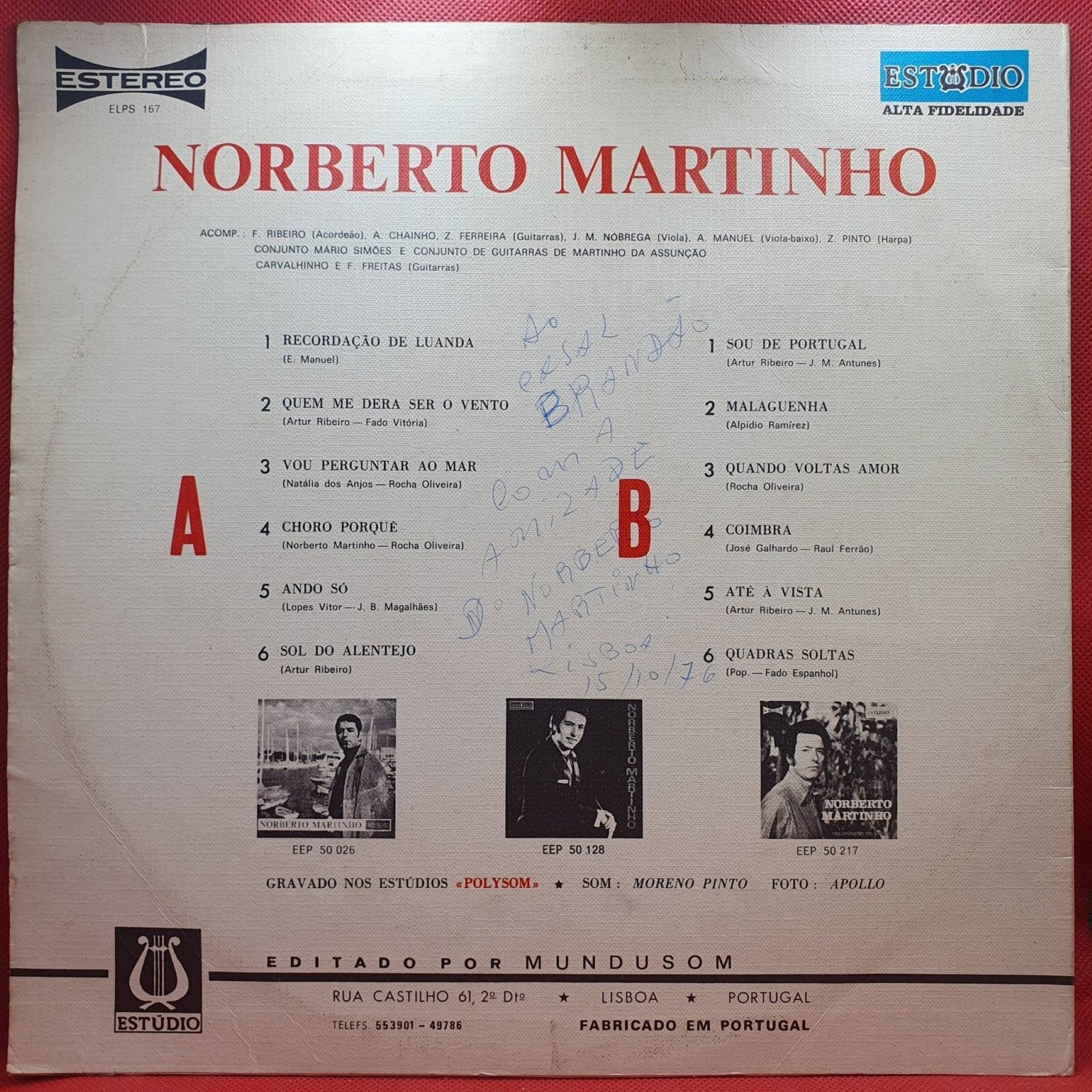 Norberto Martinho - Norberto Martinho - Vinyl Store Online