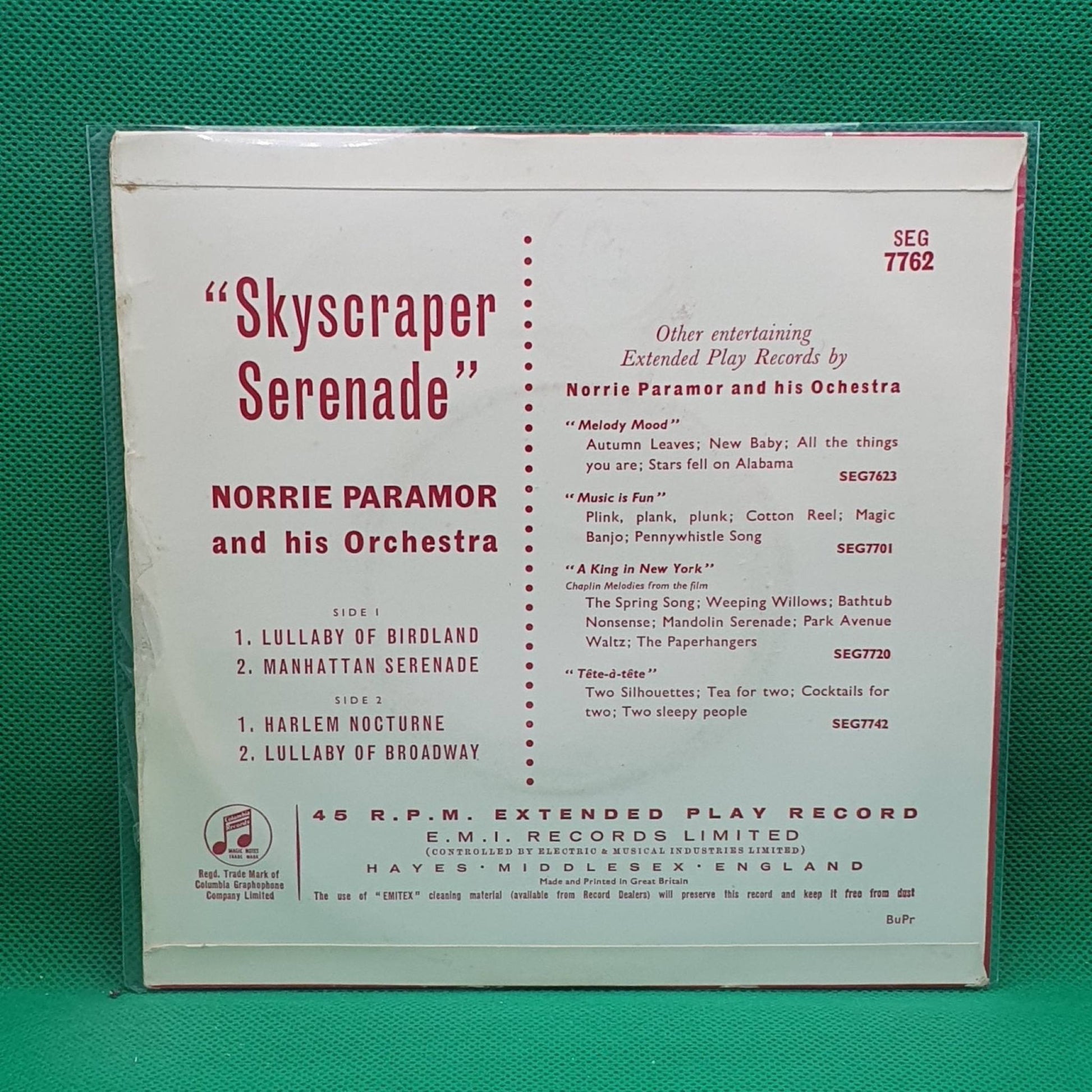 Norrie Paramor And His Orchestra ‎– Skyscraper Serenade - Vinyl Store Online