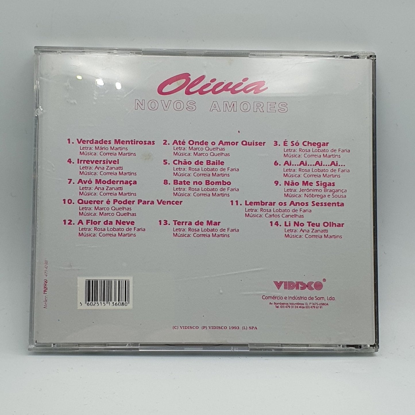 Olivia ‎– Novos Amores - Vinyl Store Online