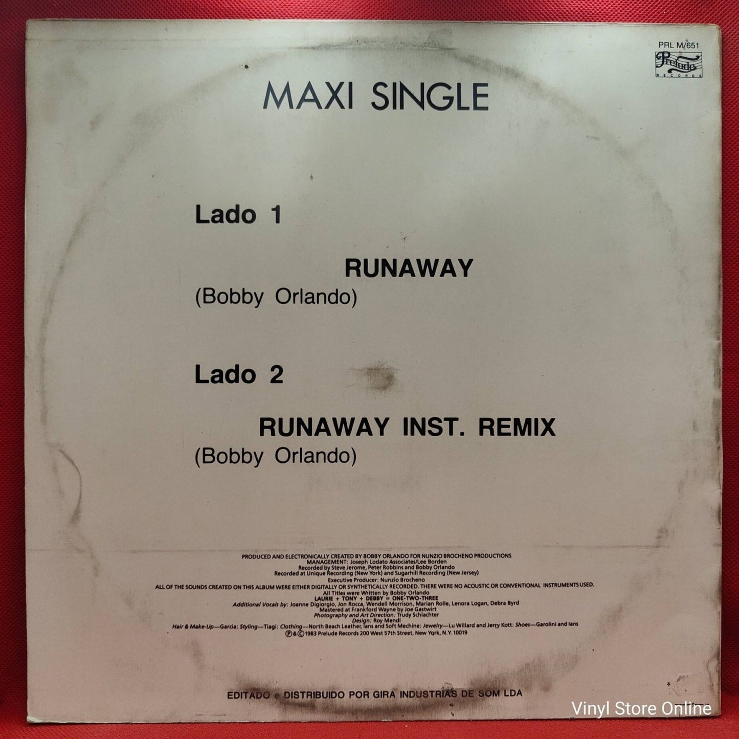 One Two Three ‎– Runaway - Vinyl Store Online