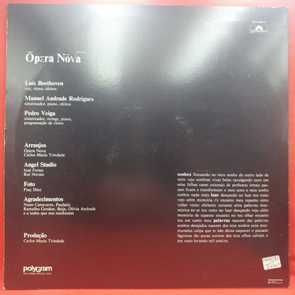 Ópera Nova ‎– Sonhos - Vinyl Store Online